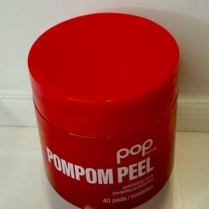 Pop Beauty Pompom Peel Exfoliating Pads - Red
